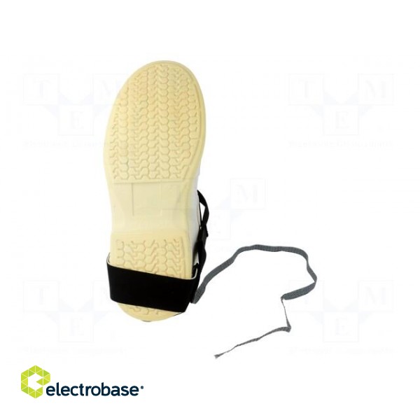 ESD shoe grounder | ESD | 1pcs | Features: under heel,resistor 1MΩ paveikslėlis 3