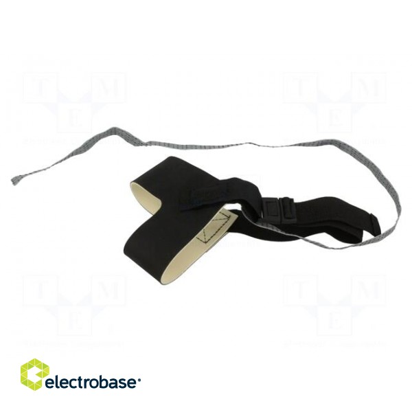 ESD shoe grounder | ESD | 1pcs | Features: under heel,resistor 1MΩ paveikslėlis 1