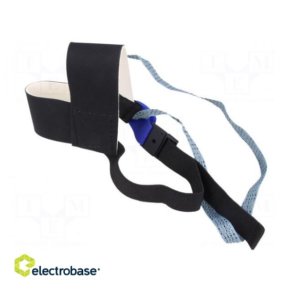ESD shoe grounder | ESD | 1pcs | black,blue | Mounting: clip paveikslėlis 1