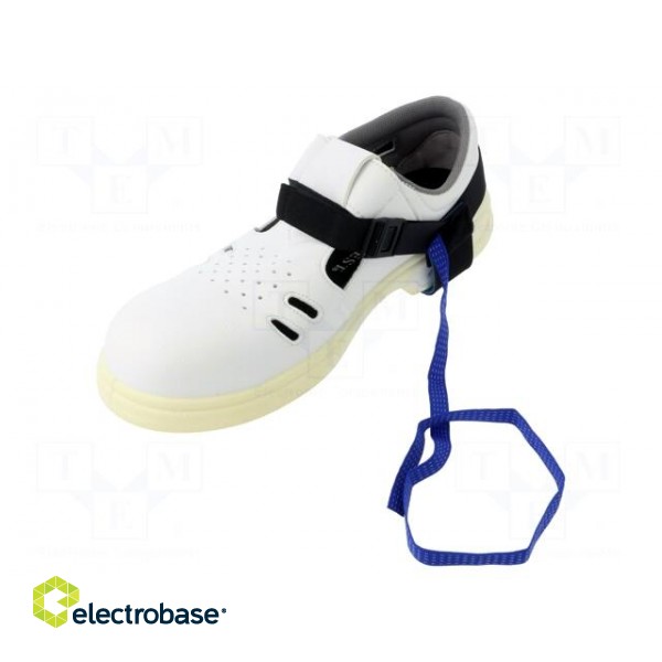 ESD shoe grounder | ESD | 1pcs | black,blue | Mounting: clip image 2