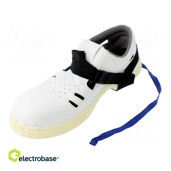 ESD shoe grounder | ESD | 1pcs | black,blue | Mounting: clip фото 2