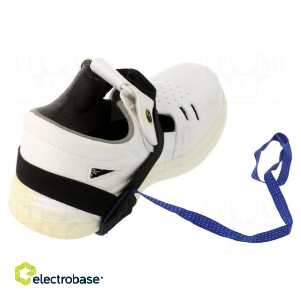 ESD shoe grounder | ESD | 1pcs | black,blue | Mounting: clip image 4