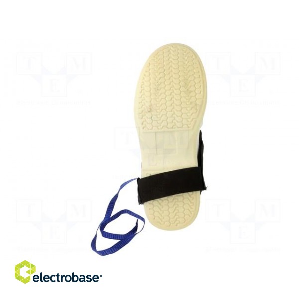ESD shoe grounder | ESD | 1pcs | black,blue | Mounting: clip фото 5