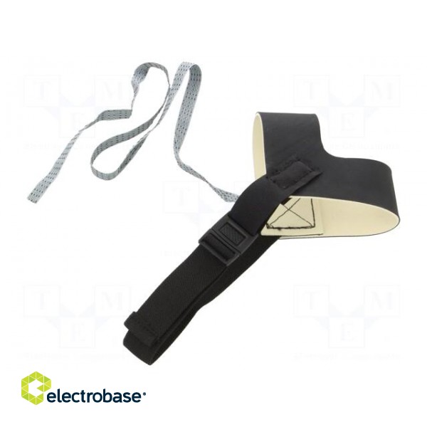 ESD shoe grounder | ESD | 1pcs | Features: under heel,resistor 1MΩ paveikslėlis 1