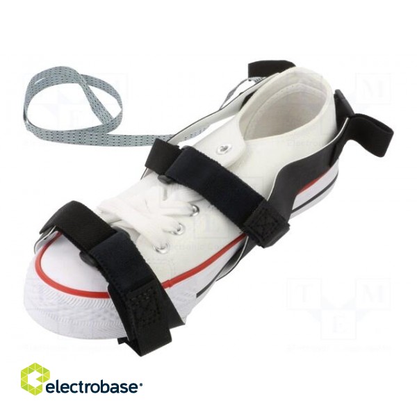 ESD shoe grounder | ESD | L | Features: under heel,resistor 1MΩ paveikslėlis 1