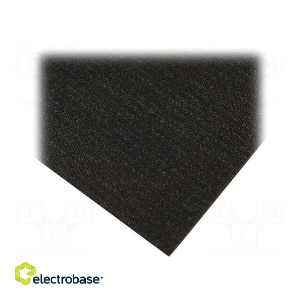 Bench mat | ESD | 550x1200mm | Thk: 2mm | black | 0.001÷1MΩ | 130°C