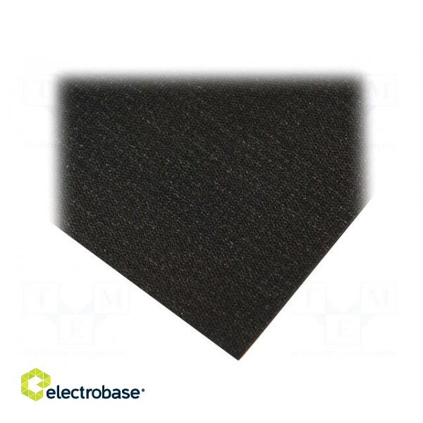 Bench mat | ESD | 1100x2400mm | Thk: 2mm | black | 0.001÷1MΩ | 130°C