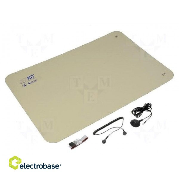 Protective bench kit | ESD | 600x900mm | Thk: 2mm | beige | 1MΩ/km