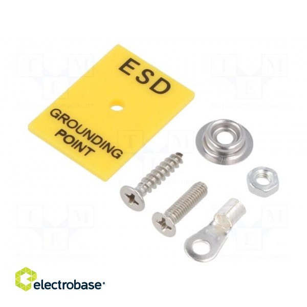 Earthing plug | ESD | 35x30mm | 0Ω