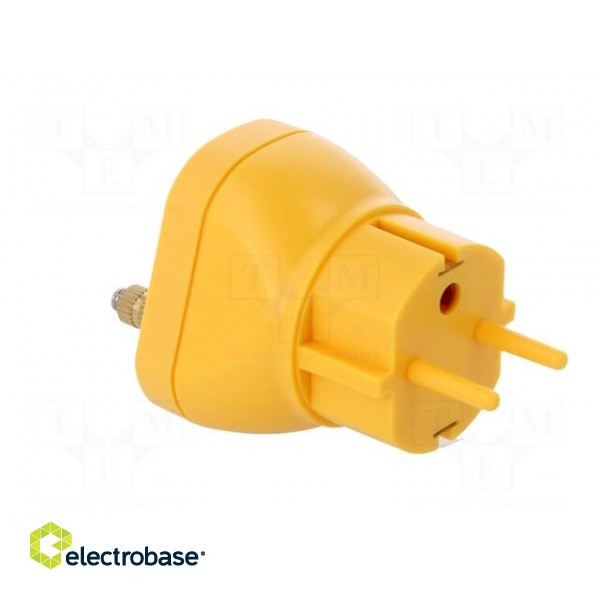 Earthing plug | ESD | Features: M5 screw x2 | 1MΩ | Plug: EU image 4