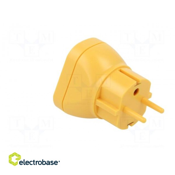 Earthing plug | ESD | Features: three10mm male press studs | 1MΩ фото 4