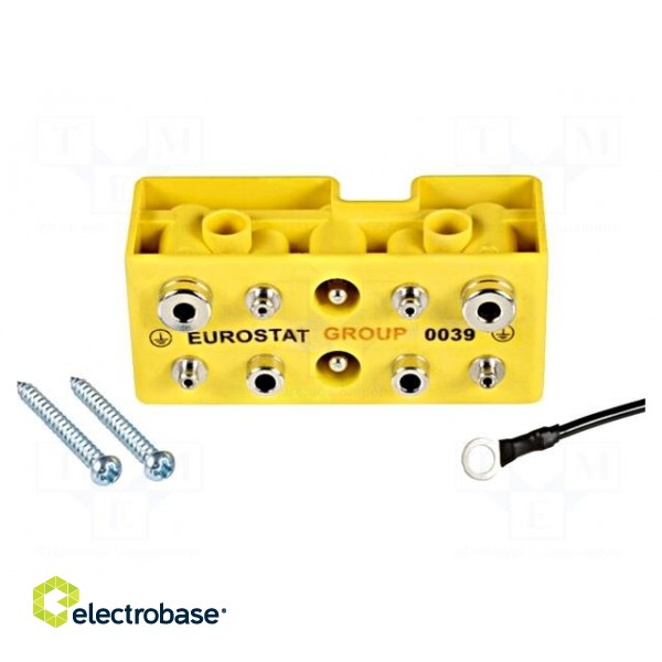 Universal grounding box | ESD | 3m | banana 4mm socket,GSGS