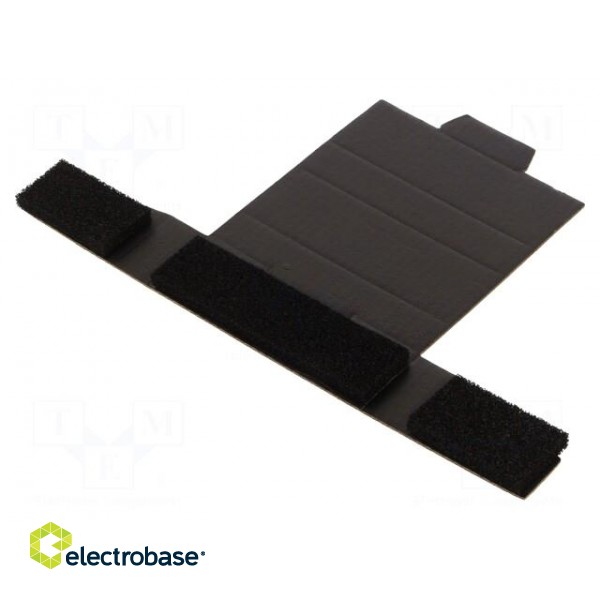 Box with foam lining | ESD | 90x30x15mm | cardboards | black image 1