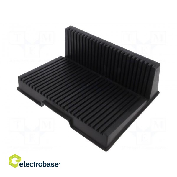 Conductive PCB rack | ESD | 265x205x95mm | black