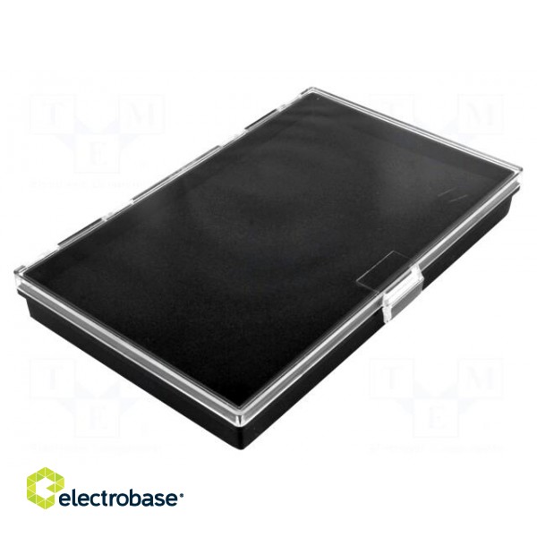 Conductive storage box for ICs | ESD | L: 220mm | W: 135mm | H: 22mm image 1