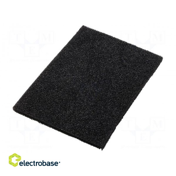 Conductive foam | ESD | L: 1000mm | W: 1000mm | Thk: 10mm | Features: hard