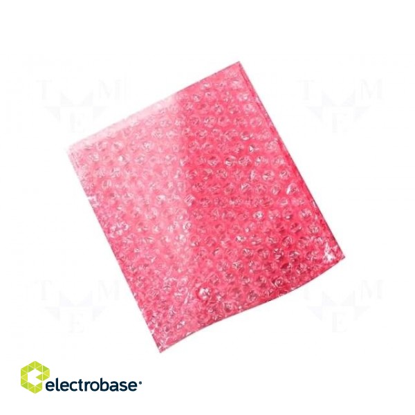 Protection bag | ESD | L: 200mm | W: 150mm | Thk: 55um | polyetylene | pink