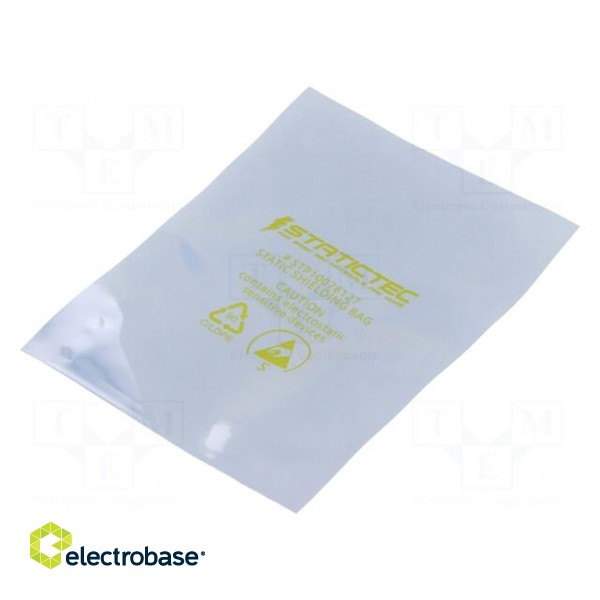 Protection bag | ESD | L: 203mm | W: 127mm | Thk: 76um | 100pcs | 