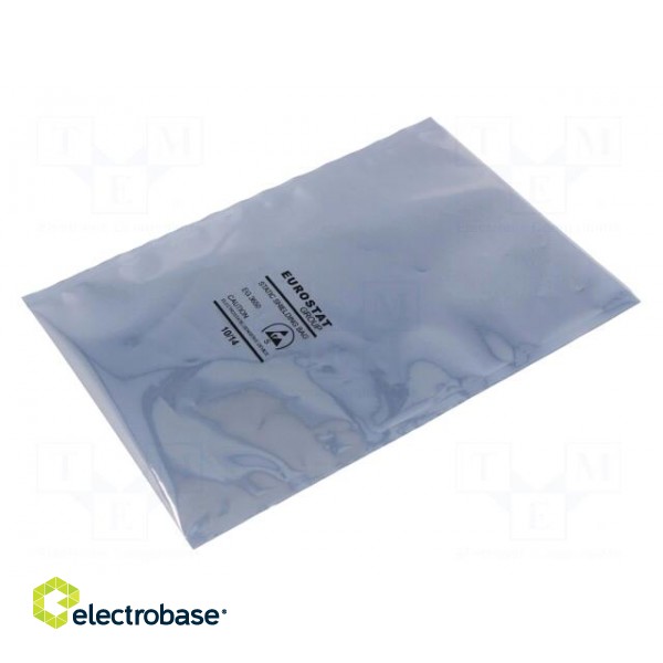 Protection bag | ESD | L: 203mm | W: 127mm | Thk: 76um | Features: open