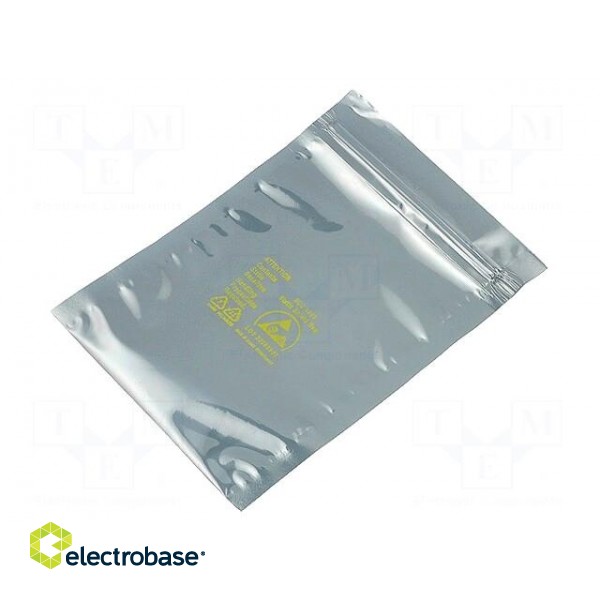 Protection bag | ESD | L: 304mm | W: 254mm | Thk: 79um | 