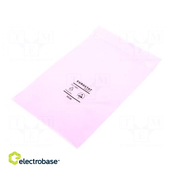 Protection bag | ESD | L: 203mm | W: 127mm | Thk: 90um | IEC 61340-5-1