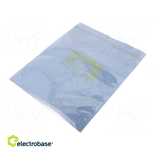 Protection bag | ESD | L: 254mm | W: 203mm | Thk: 75um | 100pcs | 
