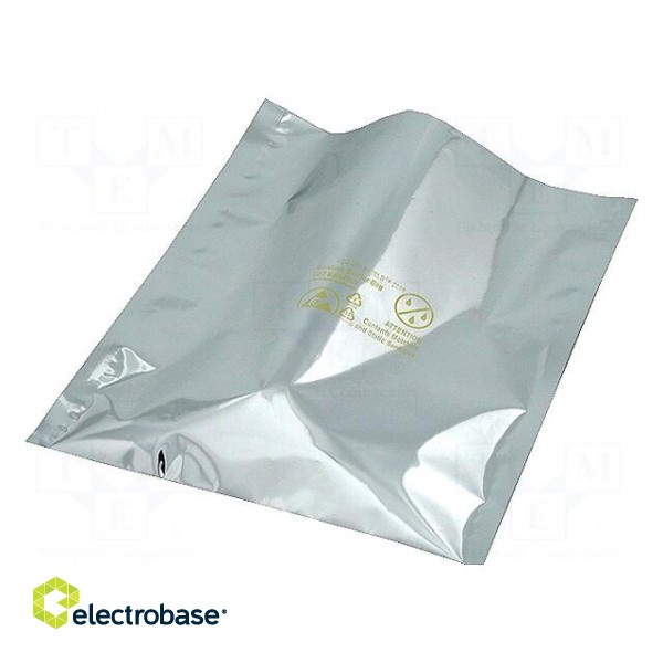 Protection bag | ESD | L: 254mm | W: 203mm | Thk: 92um | 