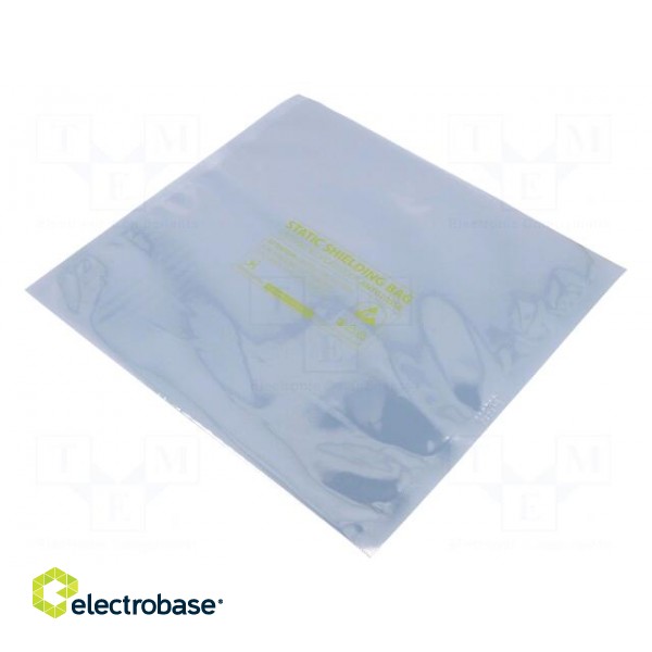 Protection bag | ESD | L: 254mm | W: 254mm | Thk: 75um | 100pcs |  image 1