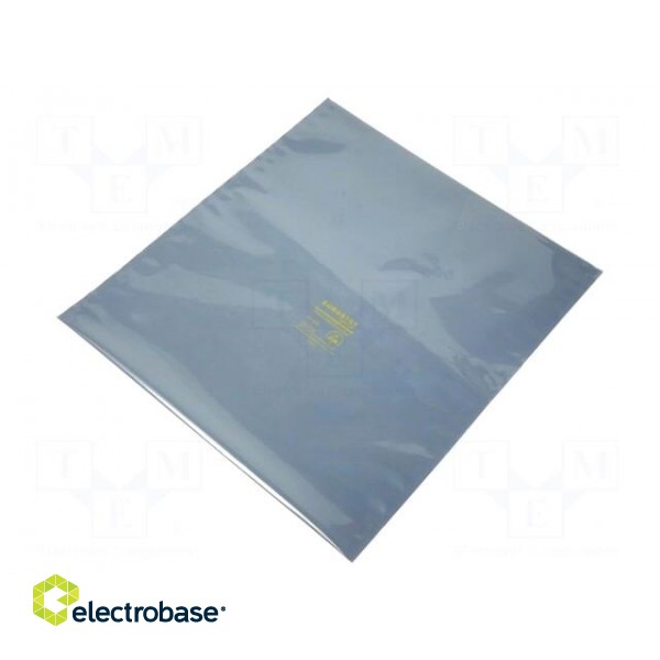 Protection bag | ESD | L: 457mm | W: 381mm | Thk: 76um | Features: open
