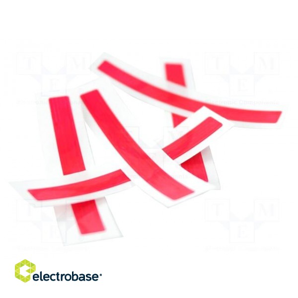 Splice tape | ESD | 16mm | 500pcs | Features: self-adhesive | red