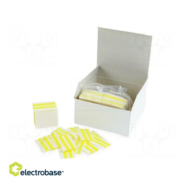 Splice tape | ESD | 12mm | 500pcs | yellow image 1