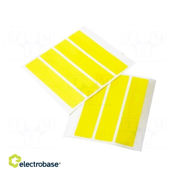 Splice tape | ESD | 24mm | 1000pcs | Features: self-adhesive | yellow