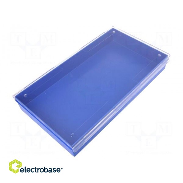 Container: single | blue,transparent | 295x175x42mm paveikslėlis 1