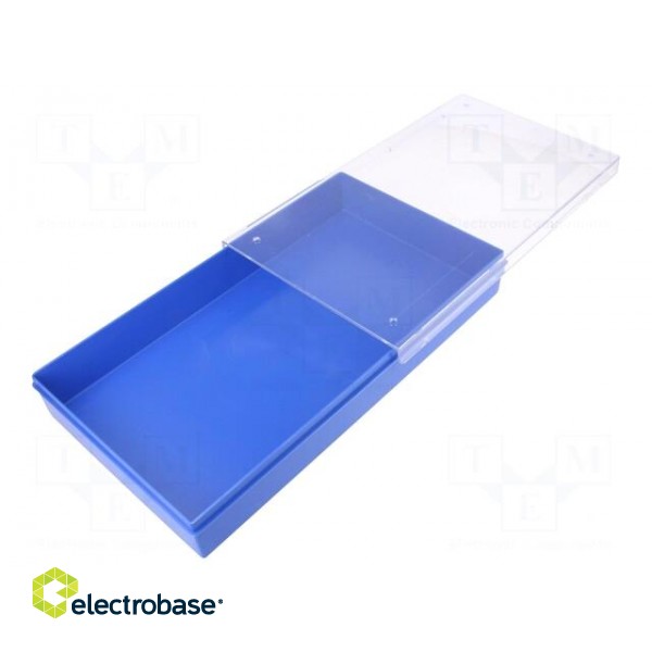 Container: single | blue,transparent | 295x175x42mm фото 2