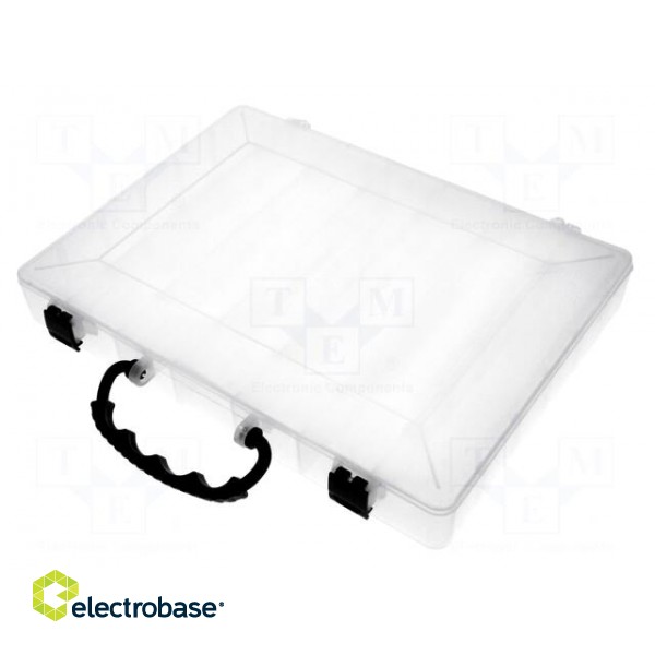 Container: compartment box | transparent | polypropylene