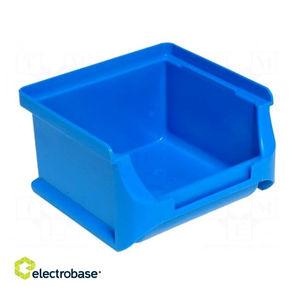 Container: workshop | blue | plastic | H: 60mm | W: 102mm | D: 100mm
