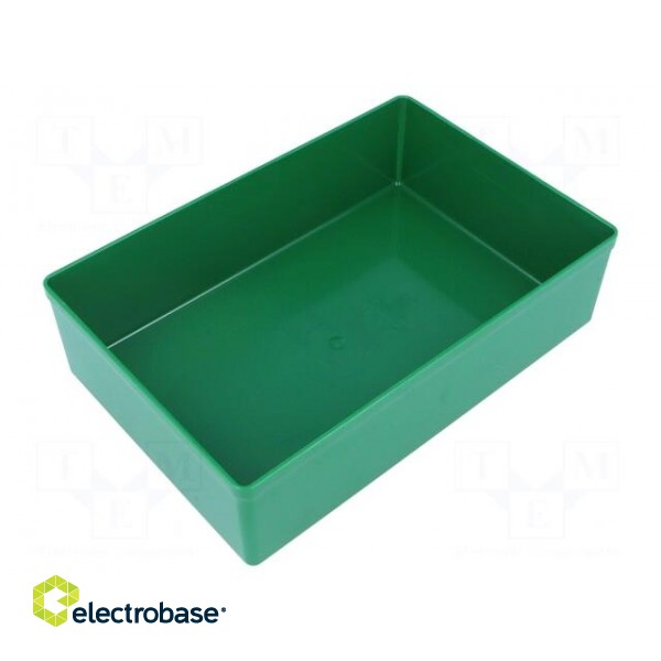 Container: for boxes | 108x162x45mm | green | polystyrene