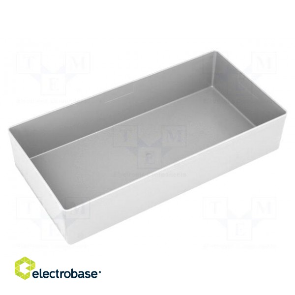 Container: for boxes | 108x216x45mm | grey | polystyrene
