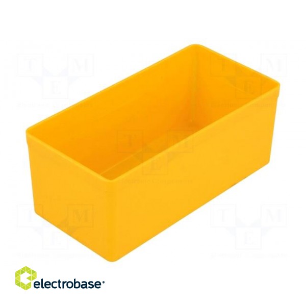 Container: for boxes | 54x108x45mm | yellow | polystyrene