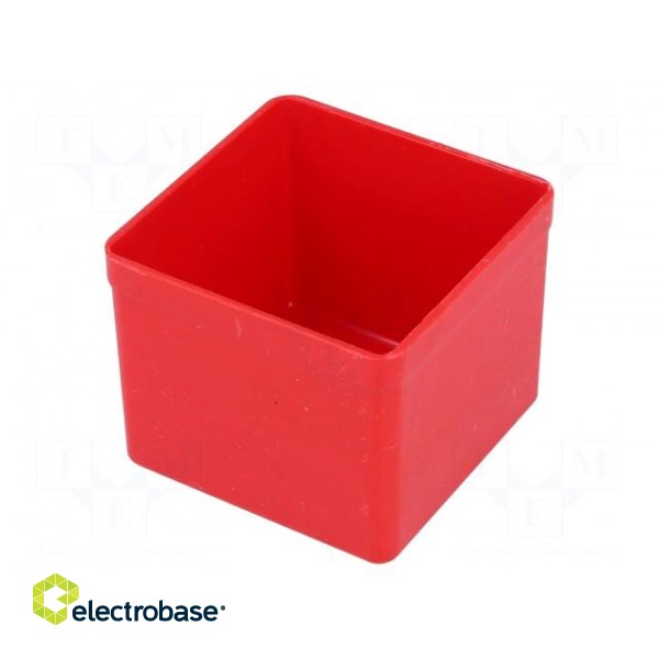 Container: for boxes | 54x54x45mm | red | polystyrene image 1