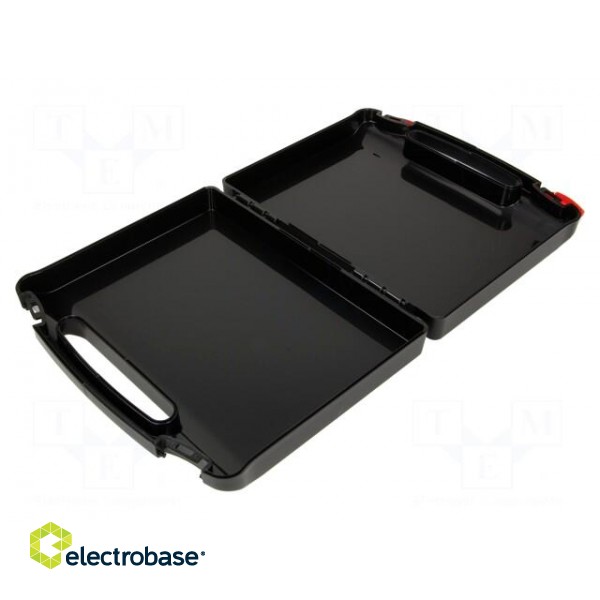 Container: transportation case | 240x170x42mm | black | plastic image 2