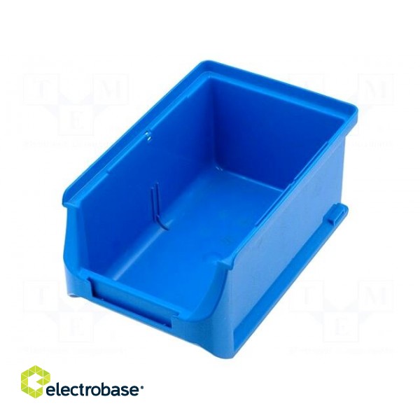 Container: workshop | blue | plastic | H: 75mm | W: 102mm | D: 160mm