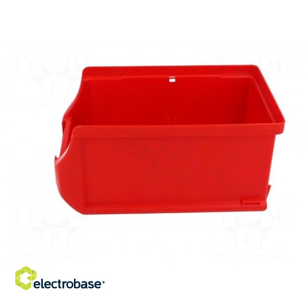 Container: workshop | red | plastic | H: 75mm | W: 102mm | D: 160mm фото 3