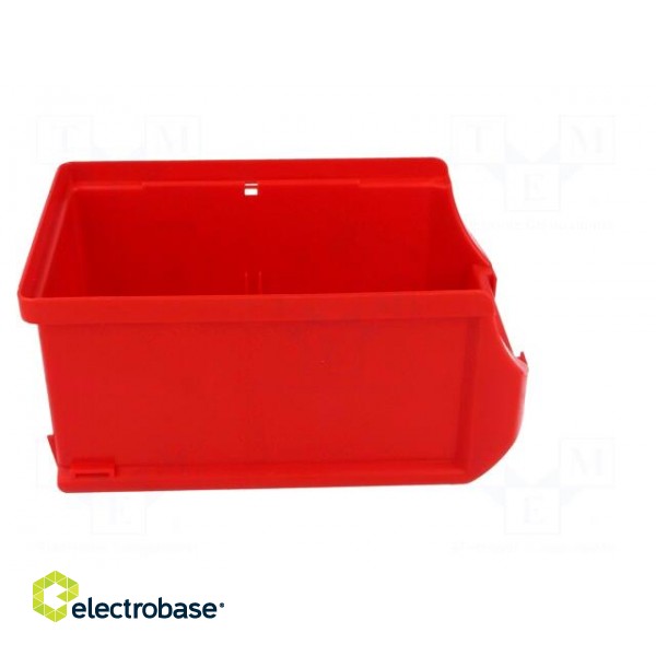 Container: workshop | red | plastic | H: 75mm | W: 102mm | D: 160mm paveikslėlis 7