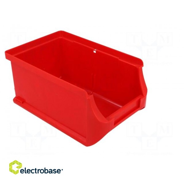 Container: workshop | red | plastic | H: 75mm | W: 102mm | D: 160mm paveikslėlis 8