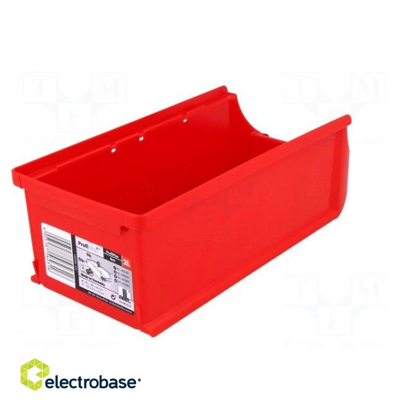 Container: workshop | red | plastic | H: 75mm | W: 102mm | D: 215mm фото 6