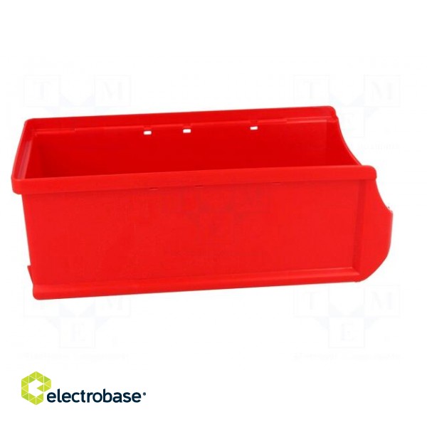 Container: workshop | red | plastic | H: 75mm | W: 102mm | D: 215mm фото 7