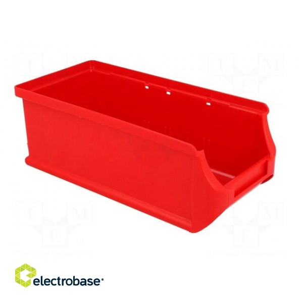 Container: workshop | red | plastic | H: 75mm | W: 102mm | D: 215mm фото 8