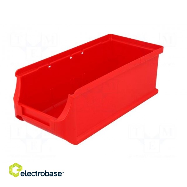 Container: workshop | red | plastic | H: 75mm | W: 102mm | D: 215mm фото 2