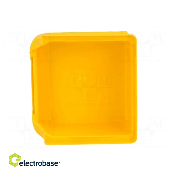 Container: workshop | yellow | plastic | H: 60mm | W: 102mm | D: 100mm image 9